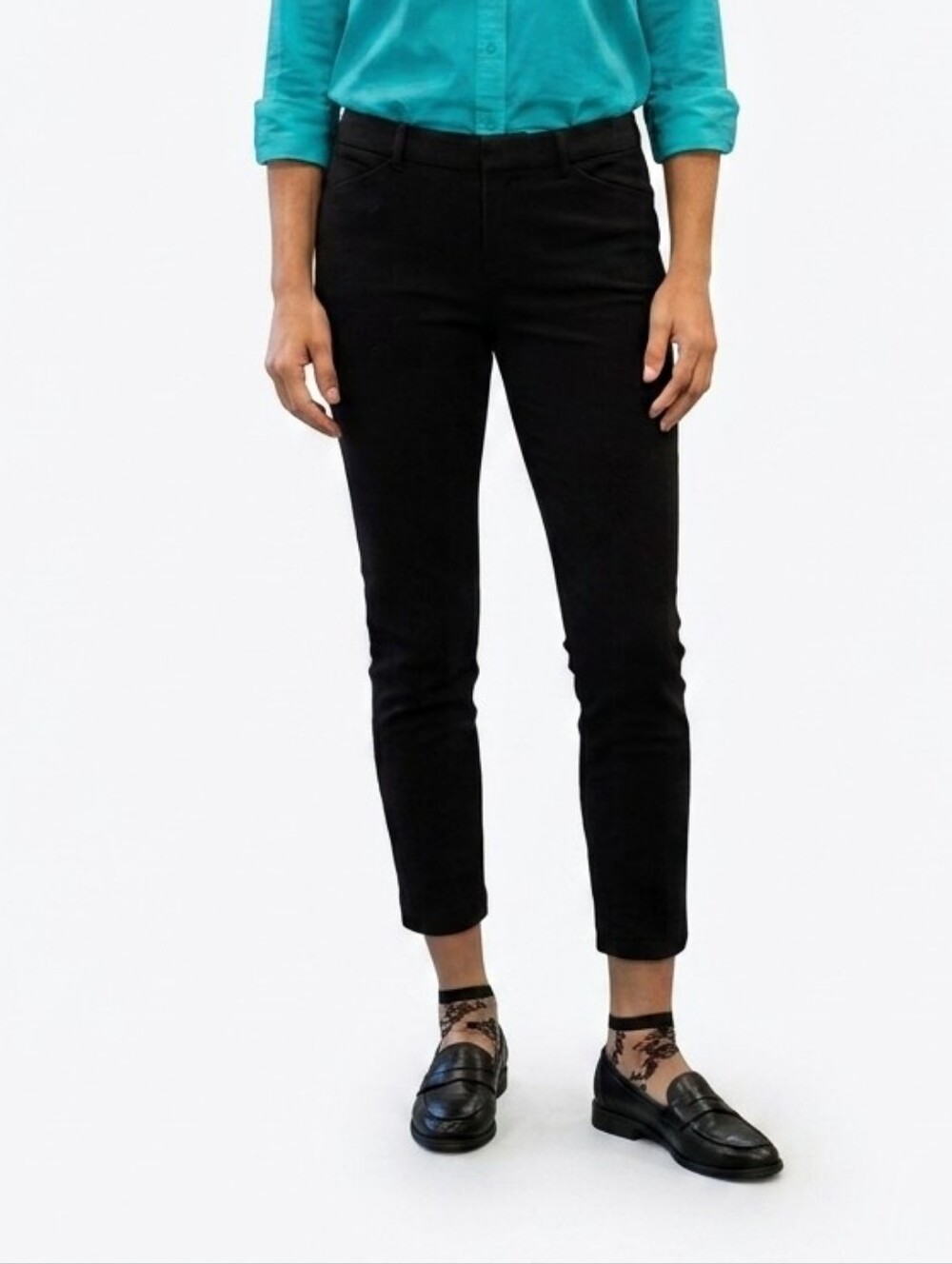 GAP Black Signature Skinny Ankle Trouser Pants Size 12
